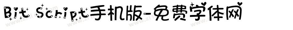 Bit Script手机版字体转换